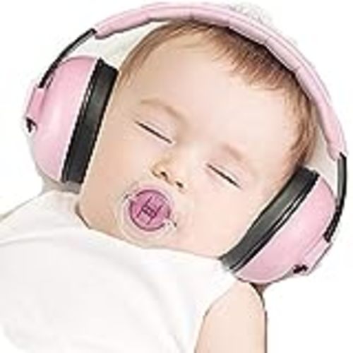 Amazon.com: Friday 7Care Baby Ear Protection Noise Cancelling Headphones for Ages 0-24 Months, Pink : Baby
