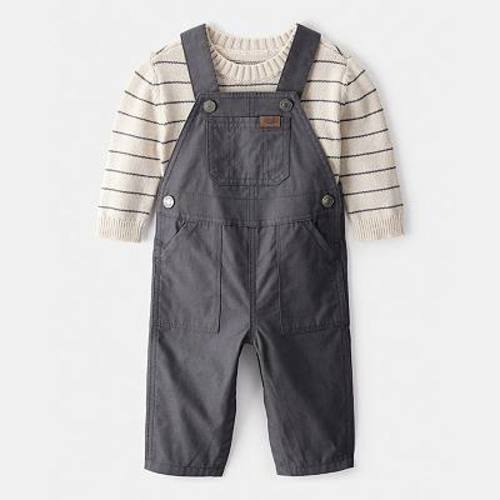 Baby Boy Carter’s 2-pc. Stripe Sweater & Overall Set