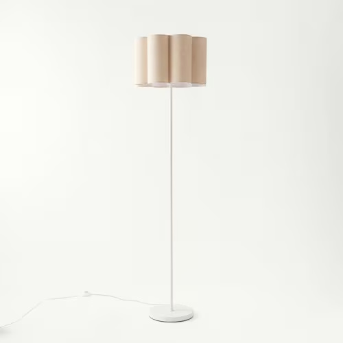 Cliveden Linen & White Floor Light | Adairs