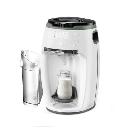 Instant Formula Maker comfyer, Customizable and Automatic Formula Dispenser Machine with Accurate Temperature Control for Baby, Automatic Powder Blending for All Brands of Bottle and Formula, White