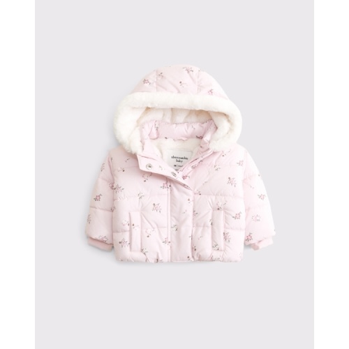 baby hooded puffer coat