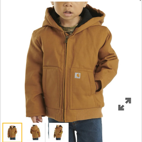 Boys' Hooded Insulated Active Jac (Baby/Toddler) | Kids' Active Jacs | Carhartt