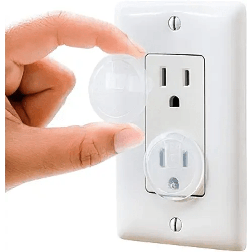 Clear Outlet Covers (50 Pack) Value Pack – Baby Safety Outlet Plug Covers – Durable & Steady – Child Proof Your Outlets Easily