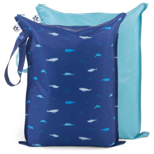 Mess-Proof Waterproof Wet Dry Bags | 2-Pack Sets