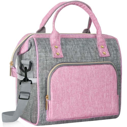 ideaTech Insulated Reusable Lunch Bag for Women and Men, Large Leakproof Lunch Box for Work Office Picnic, 1 Count