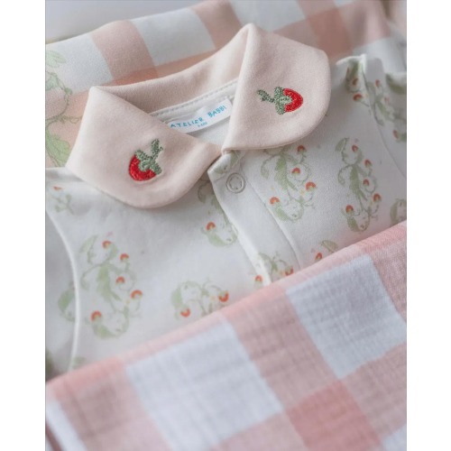 Newborn Cotton Gift Set: 5-Piece Strawberry Collection Baby Clothes