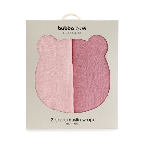 Bubba Blue Sundae Muslin Wrap 2 Pack Cupcake