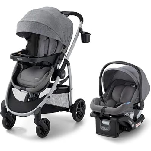 Graco Modes Pramette Sistema de viaje 3 en 1 (cochecito y asiento de automóvil), Ellington