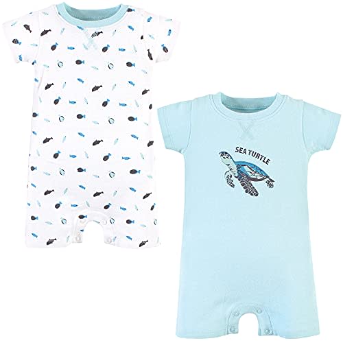Touched by Nature Baby Unisex Baby Organic Cotton Rompers