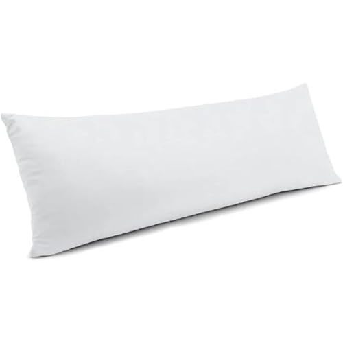 MoonRest® 14x40 Inch Synthetic Down Alternative Rectangle Pillow Insert Form Stuffer for Sofa Shams, Decorative Throw Pillow, Cushion and Bed Pillow Stuffing - Hypoallergenic 14” X 40”