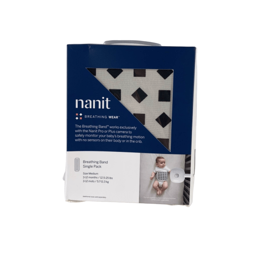 Nanit Breathing Band, Medium, Pebble Gray