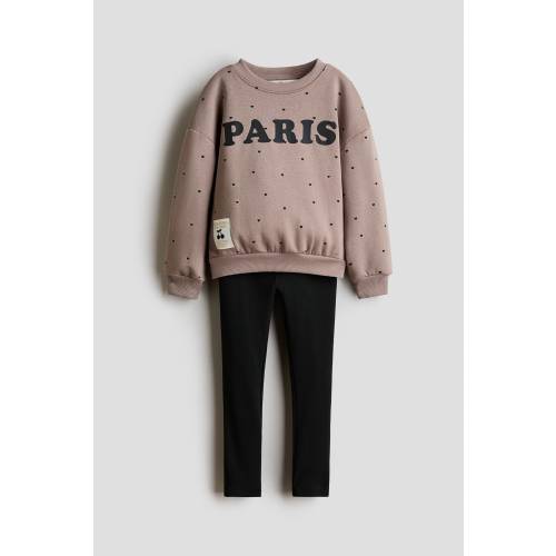 2-PIECE SWEATSHIRT AND LEGGINGS SET