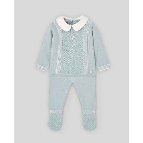 Conjunto jubón punto lana + polaina lana LEIRA