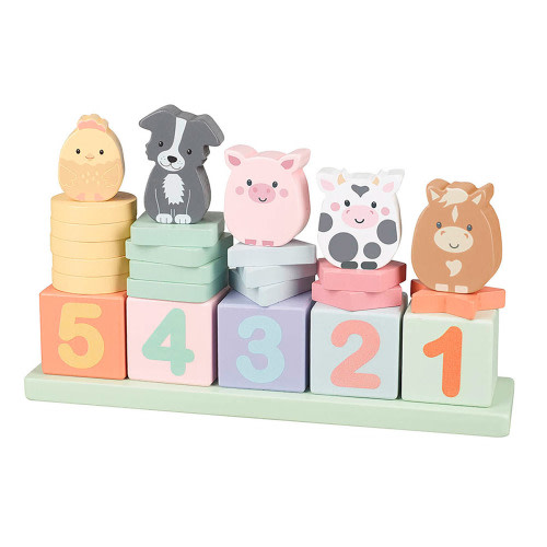 Orange Tree Toys Farmyard Animals Counting Game