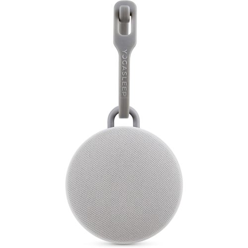Yogasleep Hushh 2 Portable Sound Machine (Grey) for Baby and Kids, Backlit Buttons & Night Light, Durable, 6 Soothing Natural Sounds, Easy to Use Timer, Volume Control & Toddler Lock, Noise Canceling