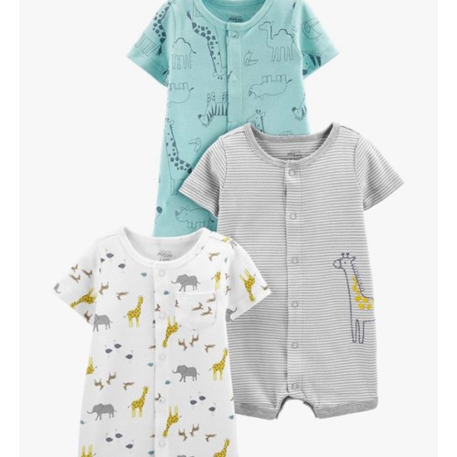 9-12 month, Simple Joys by Carter's Baby 3-Pack Snap-up Rompers