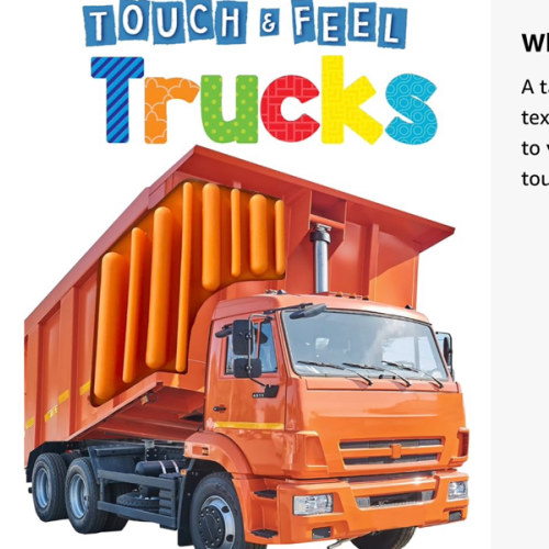 Trucks - Touch and Feel Board Book - Sensory Board Book (Touch & Feel Sensory Board Books for Baby & Toddler Time)