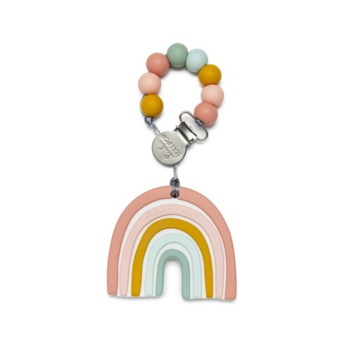 Pastel Rainbow Silicone Teether Set
– loulou LOLLIPOP