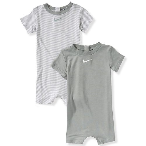Nike Baby Girls Short Sleeve Essentials Romper 2-Pack