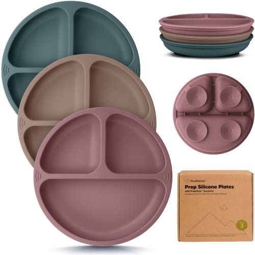 3-Pack Prep Silicone Suction Plates (Rocky)