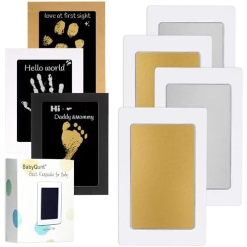 Inkless Baby Hand and Footprint Kit,Clean-Touch Ink Pads