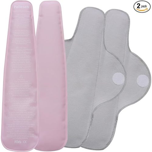 Reusable Perineal Ice Packs, Perineal Cooling Pad, Postpartum Cold Packs, Cold and Hot Pack for Women After Birth and Delivery, Pregnancy & Hemorrhoid Pain Relief, Vaginal Discomfort