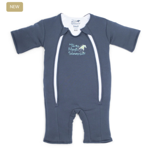 Navy Blue Baby Merlin’s Magic Sleepsuit – Premium 100% Cotton Baby Sleepwear