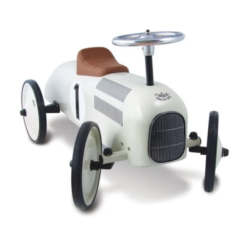 Vilac - Metallic paint ride-on car - Ecru | Smallable