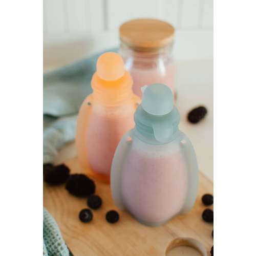 Reusable Baby Food Pouch (Set of Two) - Blue