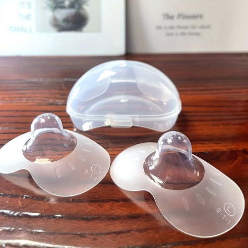 Ultra-thin Butterfly-shaped Bite-proof Silicone Nipple Shield for Mothers, Breastfeeding Nipple Sticker, Breastfeeding Artifact SML Three Sizes,