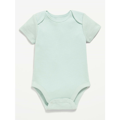 Short-Sleeve Ribbed Bodysuit for Baby