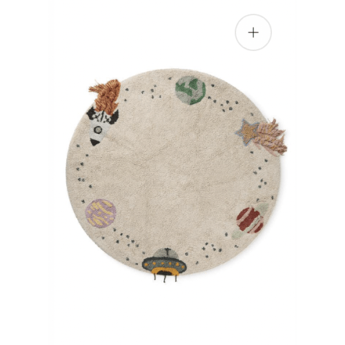WASHABLE COTTON RUG INTERSTELLAR JOURNEY