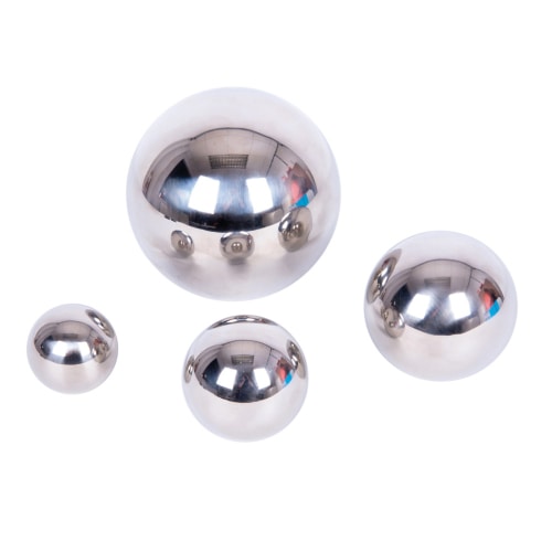 Sensory Reflective Balls - Silver - Set of 4