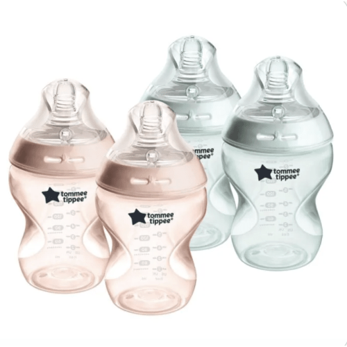 Natural Start Baby Bottle Decorated (PINK/GREEN)