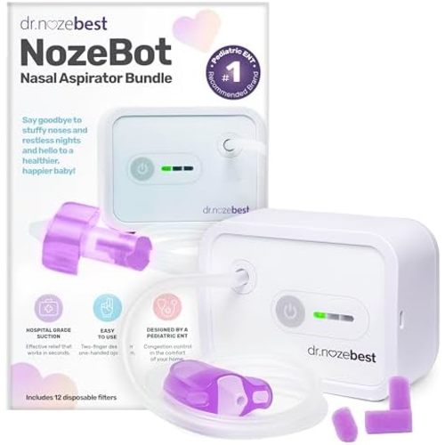 Dr. Noze Best NozeBot Electric Baby Nasal Aspirator