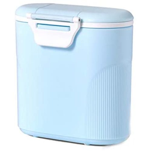 Travel Milk Powder Storage Box with Scoop, YEEHO Portable Formula Food Container with Spoon Airtight BPA Free Case Easy go Parents Choice Sealed Flour Case,Blue