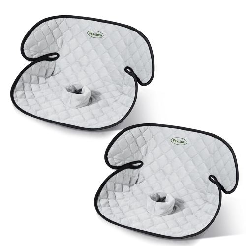 Piddle Pad Car Seat Protector,Waterproof Toddler Potty Training Pad for Car Seats & Strollers,Non-Slip, Leak-Proof & Washable Fits All Seats for Ages 6 Months to 4 Years (Grey)