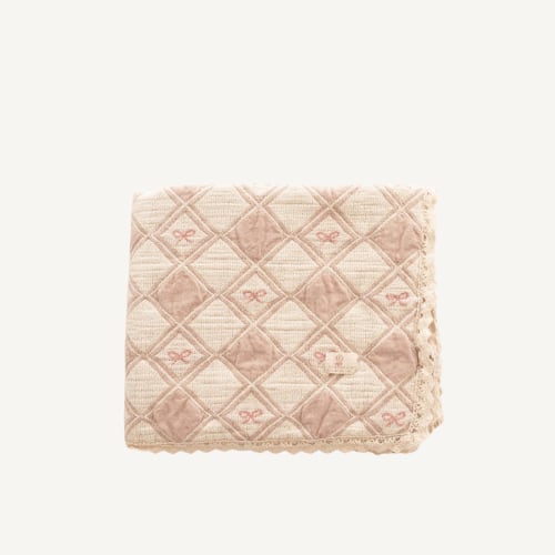 Bow Crib Blanket