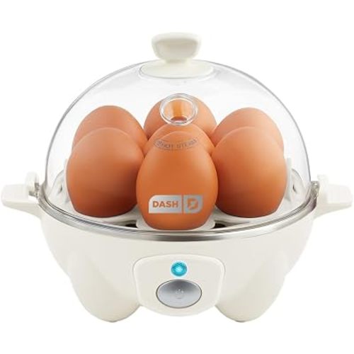 Dash Rapid Egg Cooker, 7 Hard Boiled Eggs, Cream