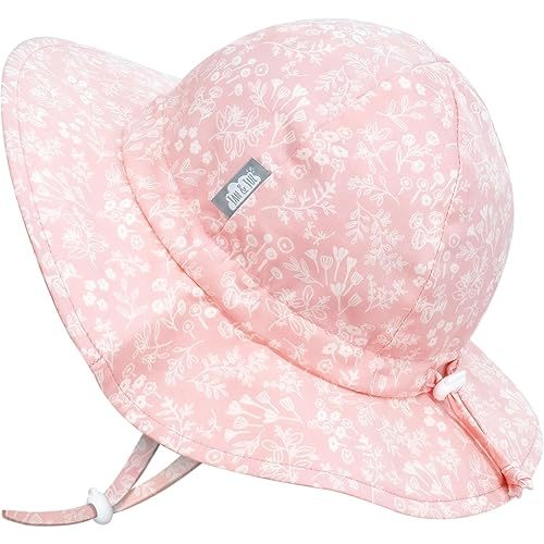 JAN & JUL 50+ UPF Cotton Sun Hat with Wide Brim for Toddler Girls