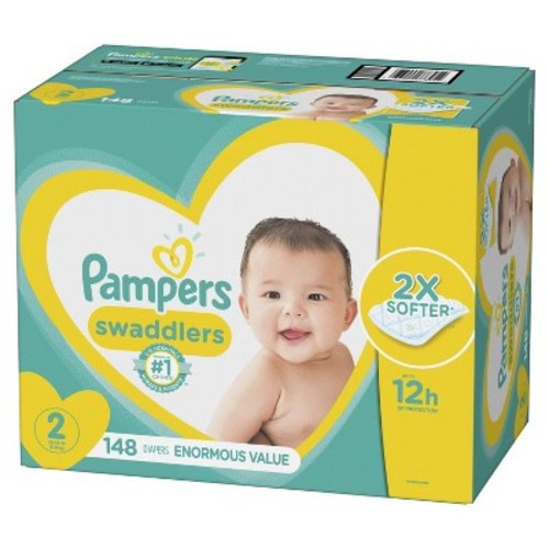 Pampers Swaddlers Diapers - (Size 2)