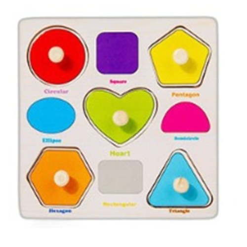 STPToys Wooden Toddler Puzzles for 1-3 Montessori Toys for 1 2 3 Year Old Animals Peg Puzzles for Kids Ages 2-5 Early Educational Learning Toys