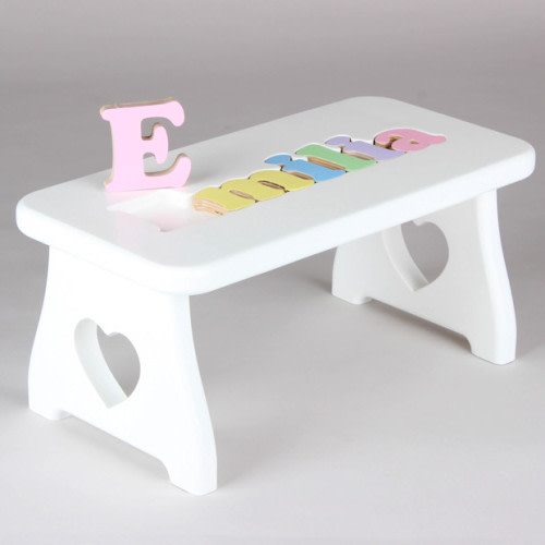 The Dream Crafters US Personalized Kids Stool