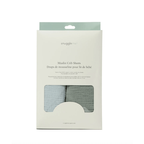 Muslin Crib Sheets | Bluebell + Slate