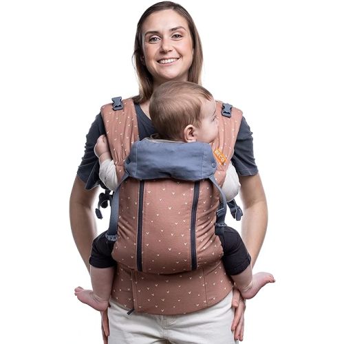 Beco 8 Baby Carrier from Newborn to Toddler (7-45lbs) - All in 1 Hybrid Front, Hip and Backpack Style Carrier with Breathable, Cooling Mesh - Rose Love