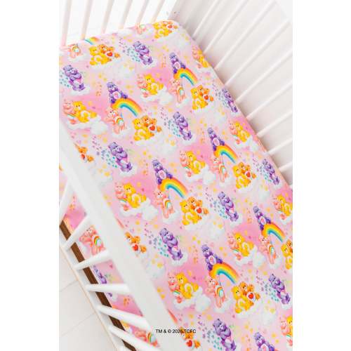 Care Bears™ Classic Rainbows Crib Sheet | Bamboo Baby Crib Sheet – Birdie Bean
