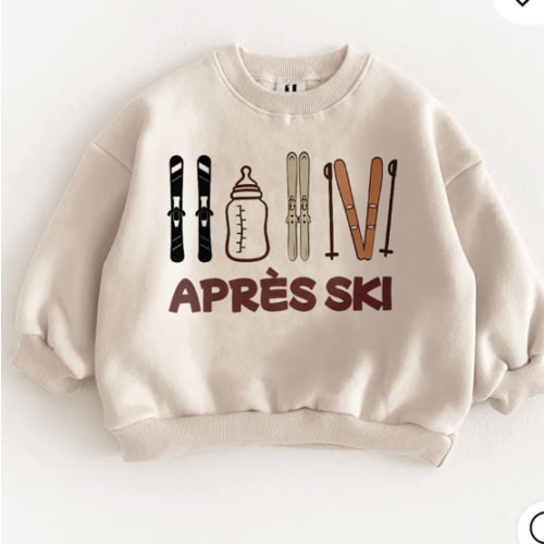 APRÈS SKI Baby & Kids Slogan Sweatshirt