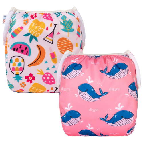 Swim Diapers Baby & Toddler Snap Large Size Reusable Adjustable Baby Boy ZYK103-D118