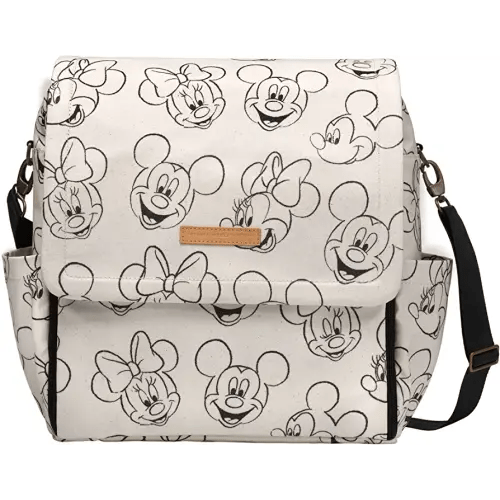 Petunia Pickle Bottom Boxy Backpack | Diaper Bag | Diaper Bag Backpack for Parents | Top-Selling Stylish Baby Bag | Sophisticated and Spacious Backpack for On The Go Moms | Sketchbook Mickey & Minnie