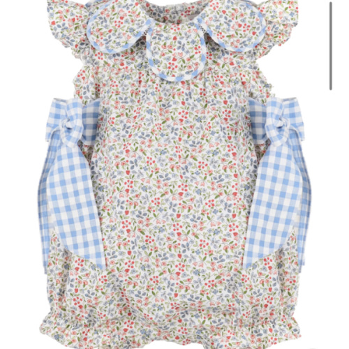 Americana Petal Playsuit | Posh Tots Children's Boutique